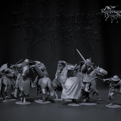 14th Century Knights Clashing Set of 8+1