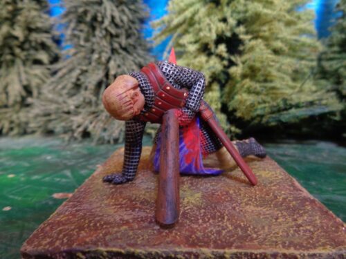Click to view full screen Impaled Knights on Stakes Medieval Horror Execution Scene photo review