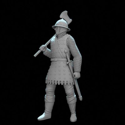 Medieval English Axe Soldier