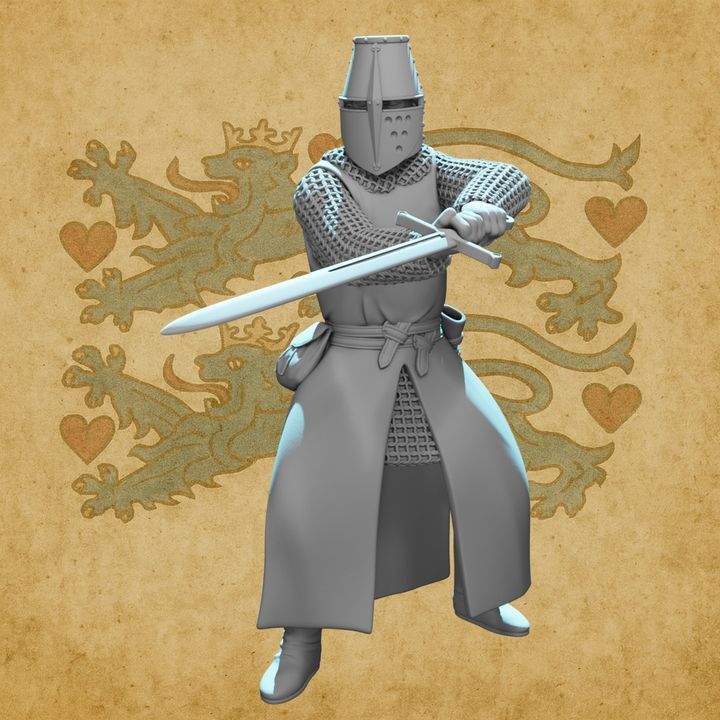 Medieval Knight Swordfighter Great Helm