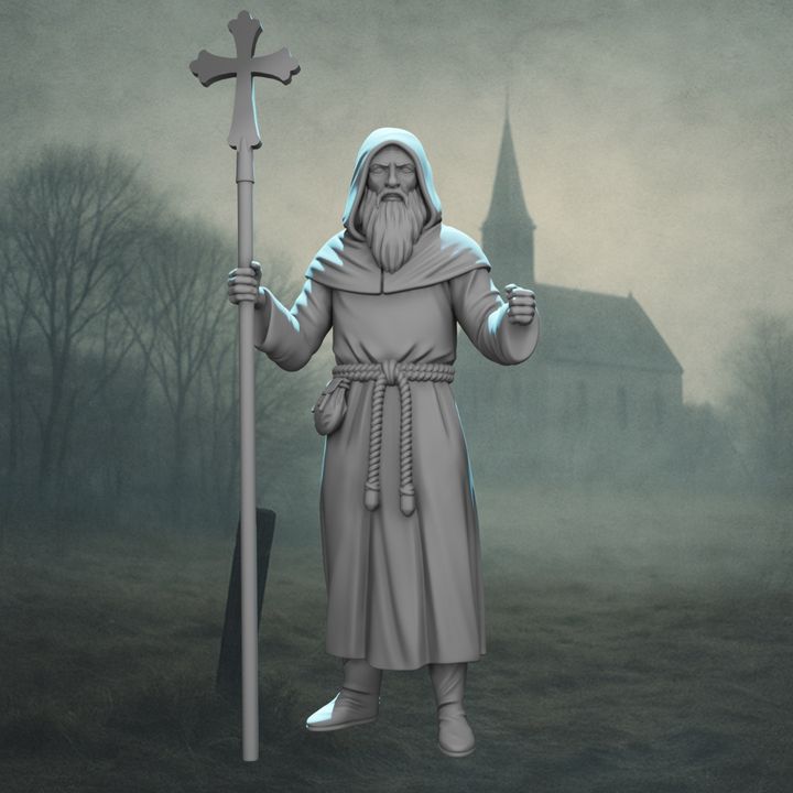 Medieval Priest During Crusades