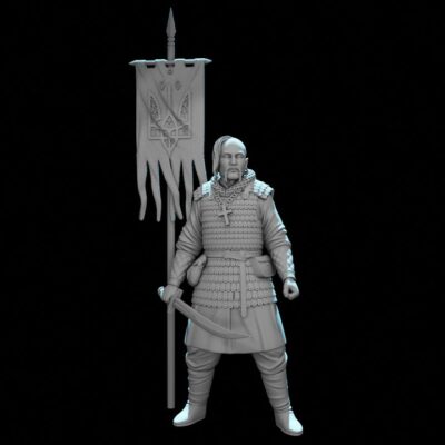 Medieval Ukrainian Warrior Defender of Land Faith Freedom