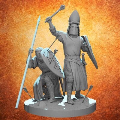 Medieval Warrior Bishop Guard