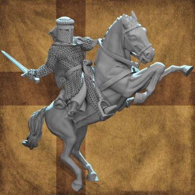 Mounted Crusader Knight