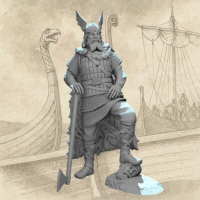 Viking Chieftain with foot on enemy