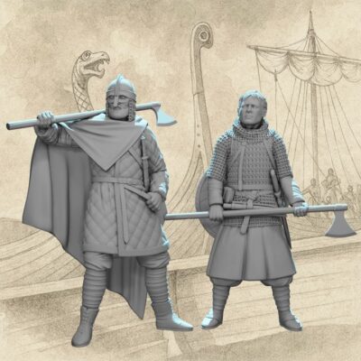 Viking Warriors with Axes Norse Infantry