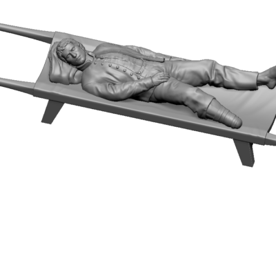 Wounded on stretcher v2
