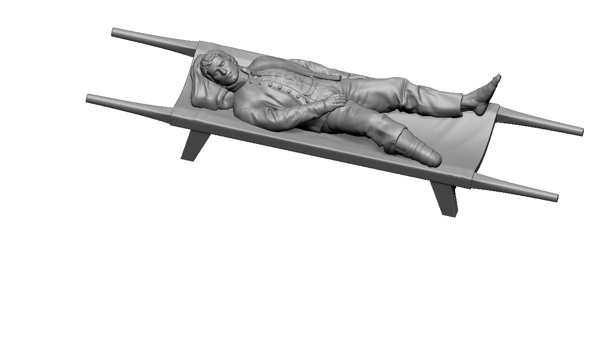 Wounded on stretcher v2