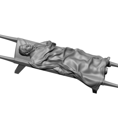 Wounded on stretcher v3