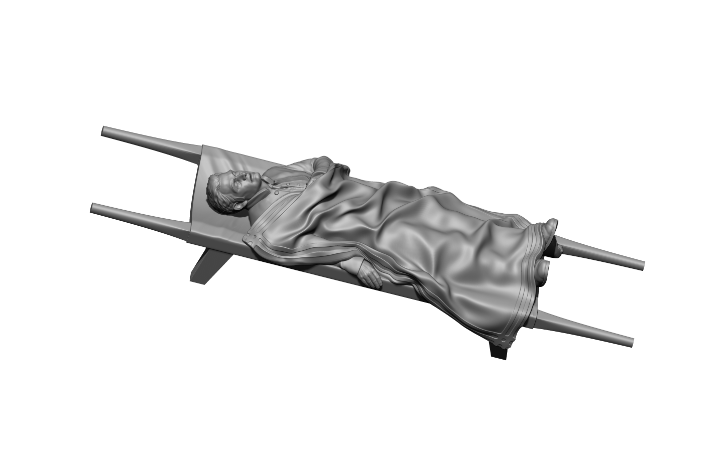 Wounded on stretcher v3