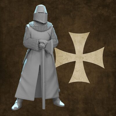 You have my Axe Medieval Crusader Knight with Great Axe