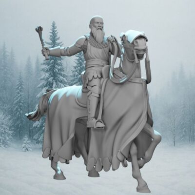 edieval Teutonic Grand Master Mounted Commander