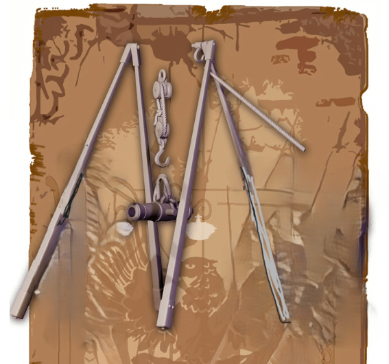 Artillery Pulley Scene for Cannon