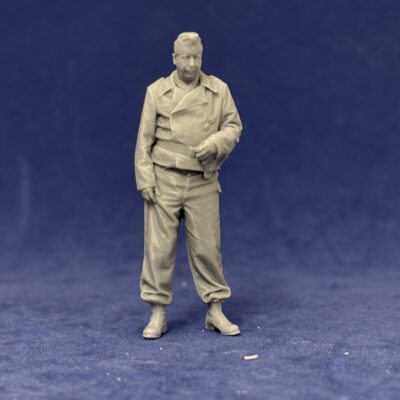 German Panzer WW2 Panzer soldier standing cool