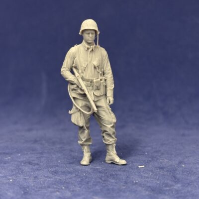 WW2 101 Airborne soldier waiting