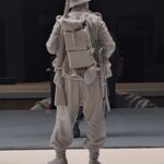 Standing engineer soldier German WW2 photo review