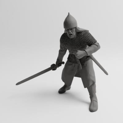 Fatigued Muslim soldier 14th Century