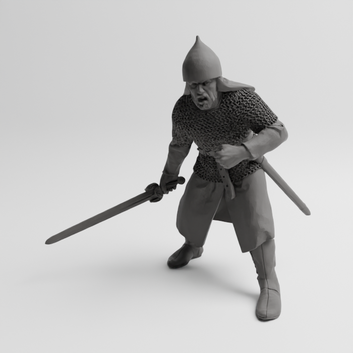 Fatigued Muslim soldier 14th Century