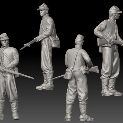 Standing and looking - 69th Pennsylvania Zouave