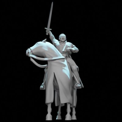 Mounted Medieval Templar Knight – Battle Cry Commander