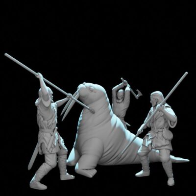 Vikings on Greenland – Walrus Hunt Scene