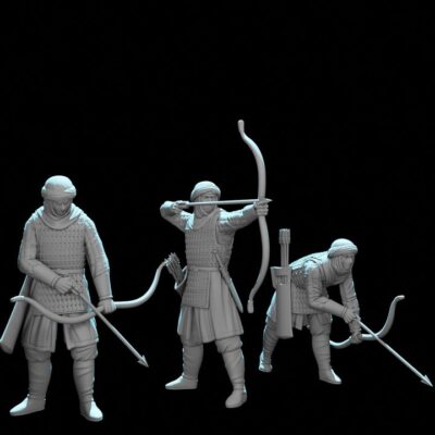 Medieval Saracen Archers set of 3