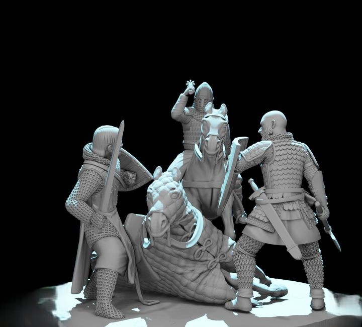Battle of Lake Peipus 1242 – Rus vs Teutonic Knight