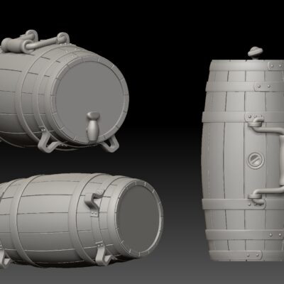 Civil War Ambulance Water Keg