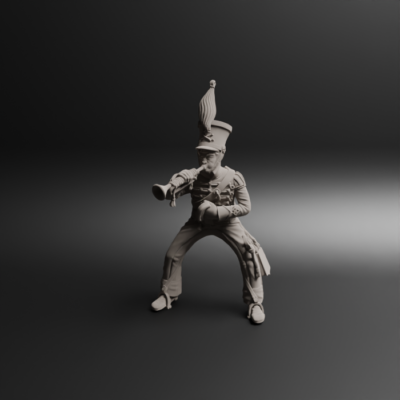 Brunswick Cavalry Hussar Trumpeter