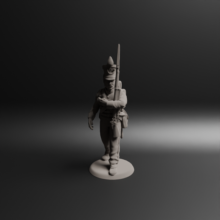 Brunswick Light Infantry Marching 1