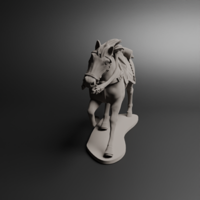 Brunswick Mounted Officcer Horse b