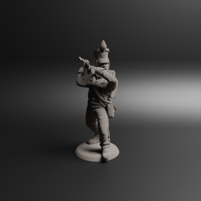 Charging Brunswick Line Infantry 4