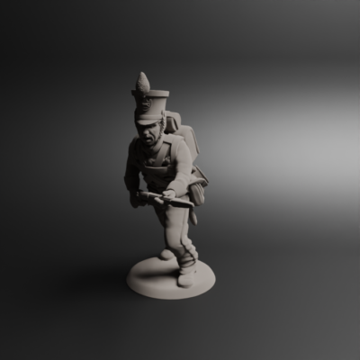 Charging Brunswick Line Infantry 5
