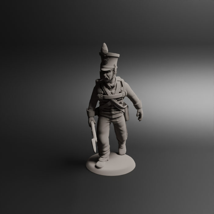 Charging Brunswick Line Infantry 6