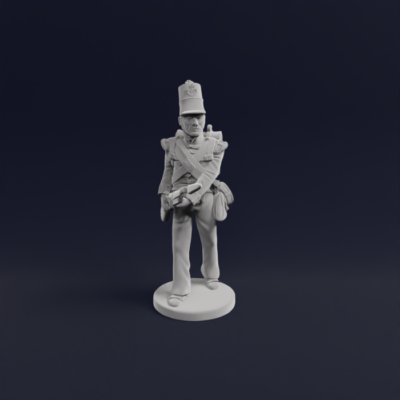 Charging Grenadier Light Infantry Highlander 71st Regiment of Foot 1