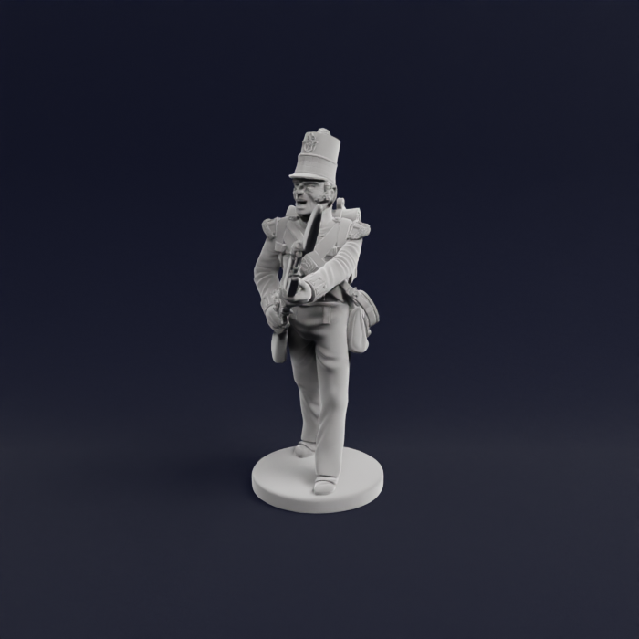 Charging Grenadier Light Infantry Highlander 71st Regiment of Foot 2