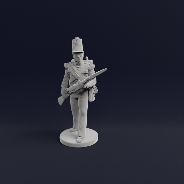 Charging Grenadier Light Infantry Highlander 71st Regiment of Foot 3