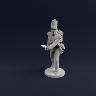 Charging Grenadier Light Infantry Highlander 71st Regiment of Foot 4