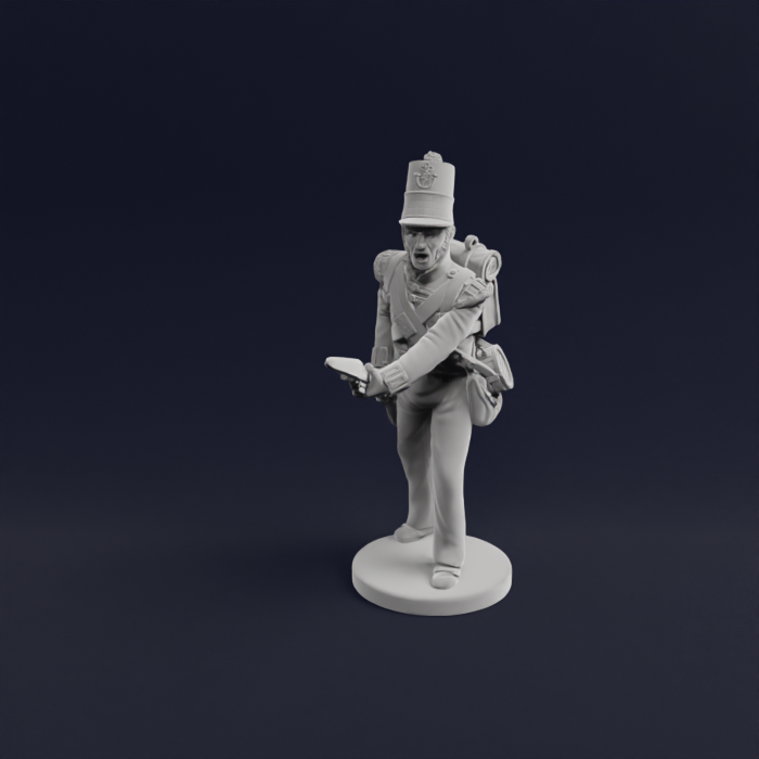Charging Grenadier Light Infantry Highlander 71st Regiment of Foot 4