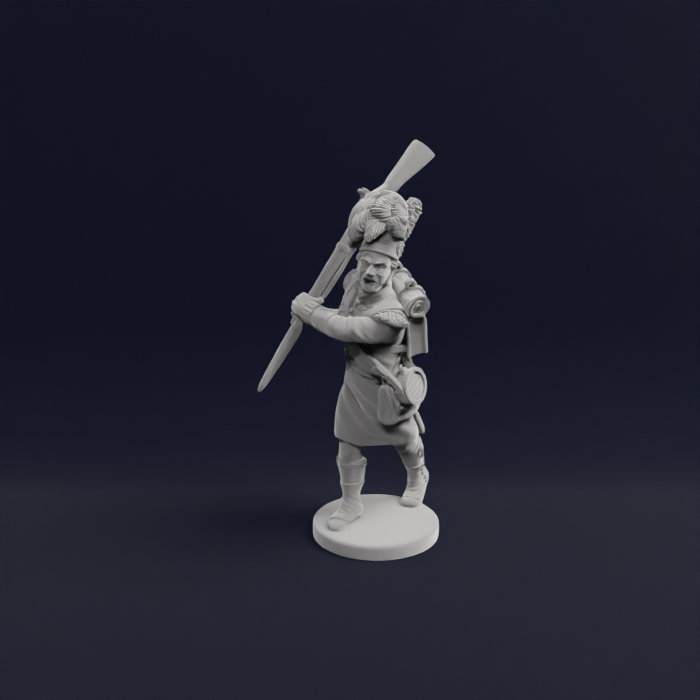 Charging Grenadier Light Infantry Highlander 92nd Regiment of Foot 6