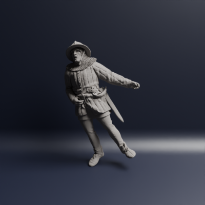 14th century dead or injured soldier v3