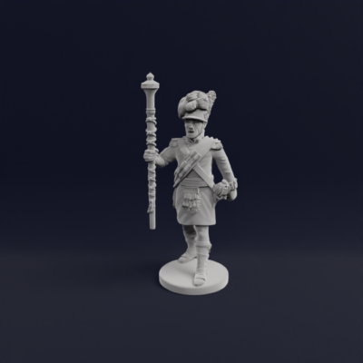 Drum Major Highlander 42nd 79th Regiment of Foot 1