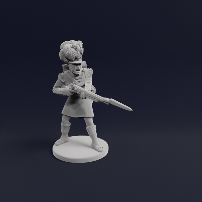 Firing Grenadier Light Infantry Highlander 42nd and 79th Regiment of Foot 5