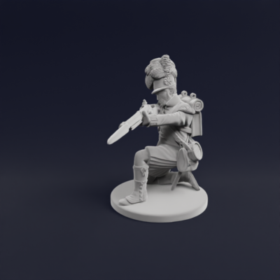 Firing Grenadier Light Infantry Highlander 42nd and 79th Regiment of Foot 9