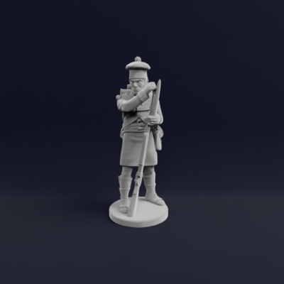 Firing Highlander 42nd 79th Regiment of Foot 7