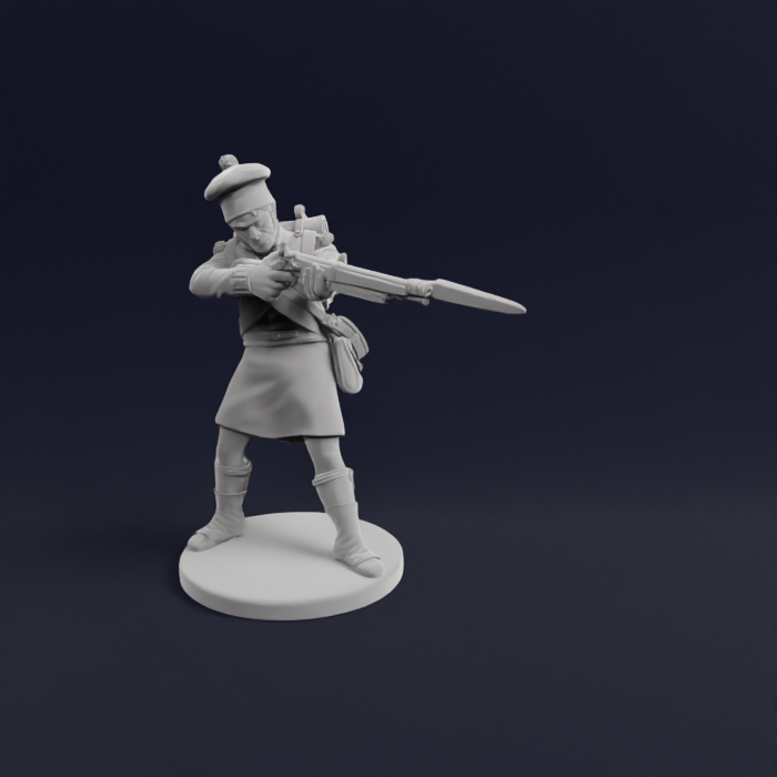 Firing Highlander 42nd 79th Regiment of Foot 8