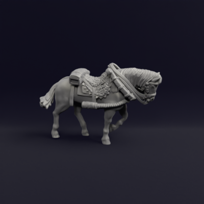 French Limber and Wagon horse 14
