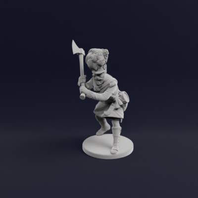 Highlander sapper with axe