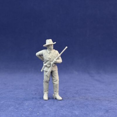 Dismounted 7th Cavalry reaching for shells