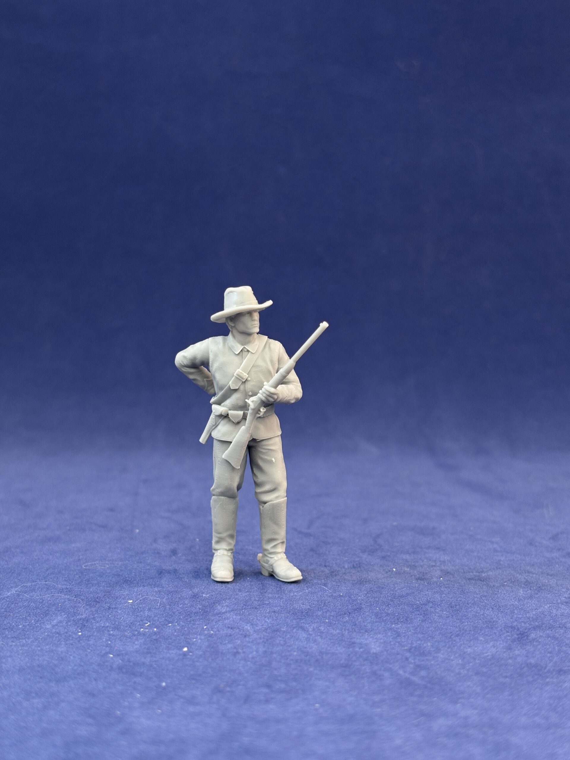 Dismounted 7th Cavalry reaching for shells